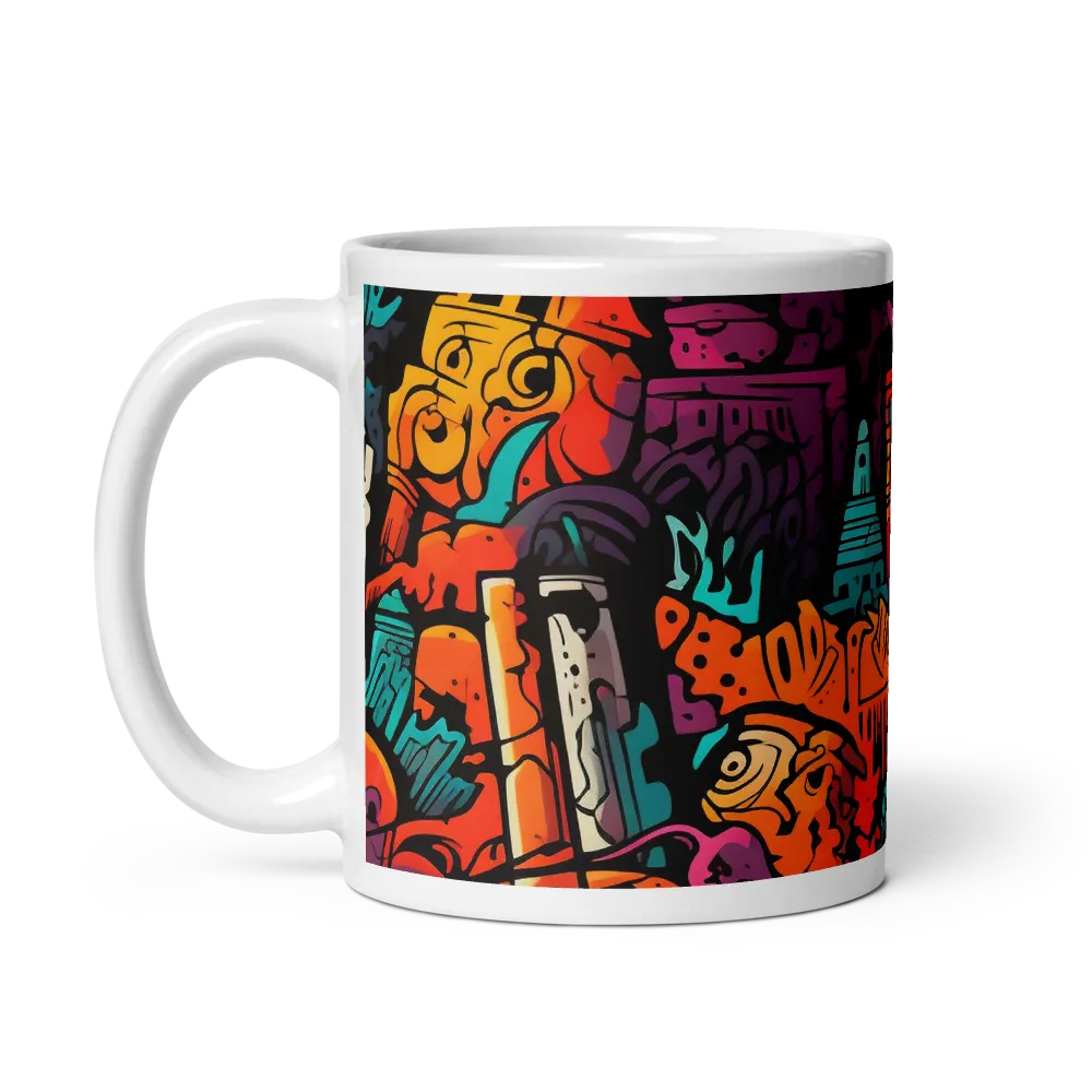 Vibrant Urban Surrealism | Mug with White inside | 11 oz