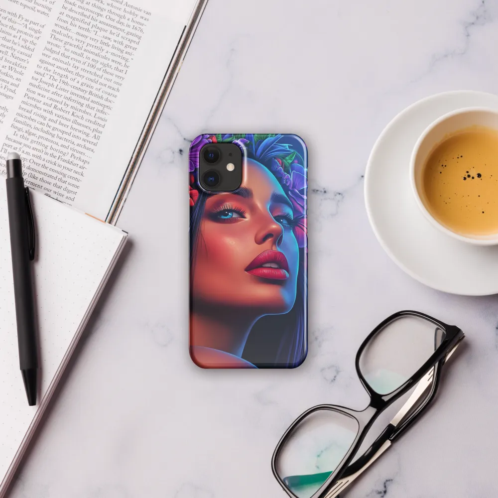 Radiance of the Floral Queen | Phone Case |  12 Mini | Snap Case | Glossy