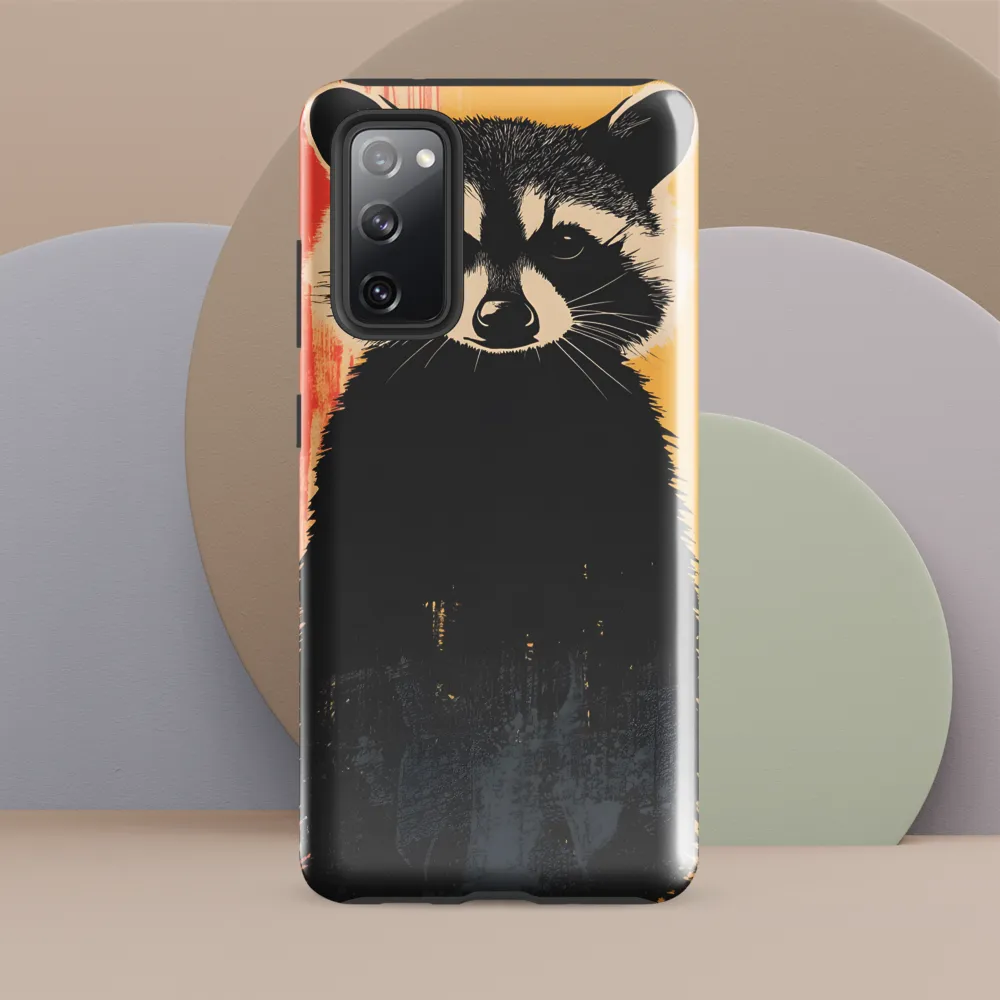 Whimsical Raccoon Portrait