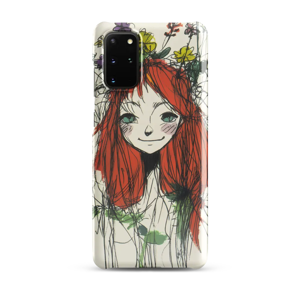 Whimsical Floral Portrait