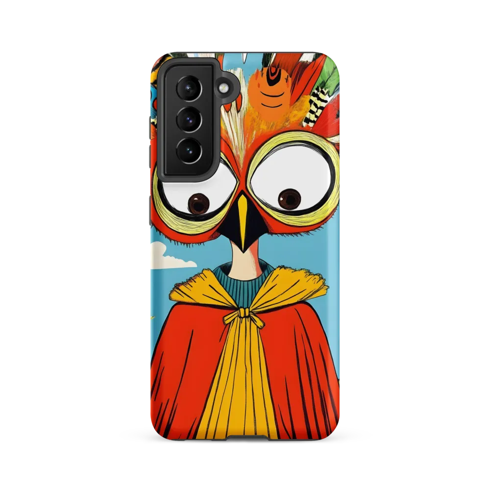 A Whimsical Encounter: The Owl-Human Fusion