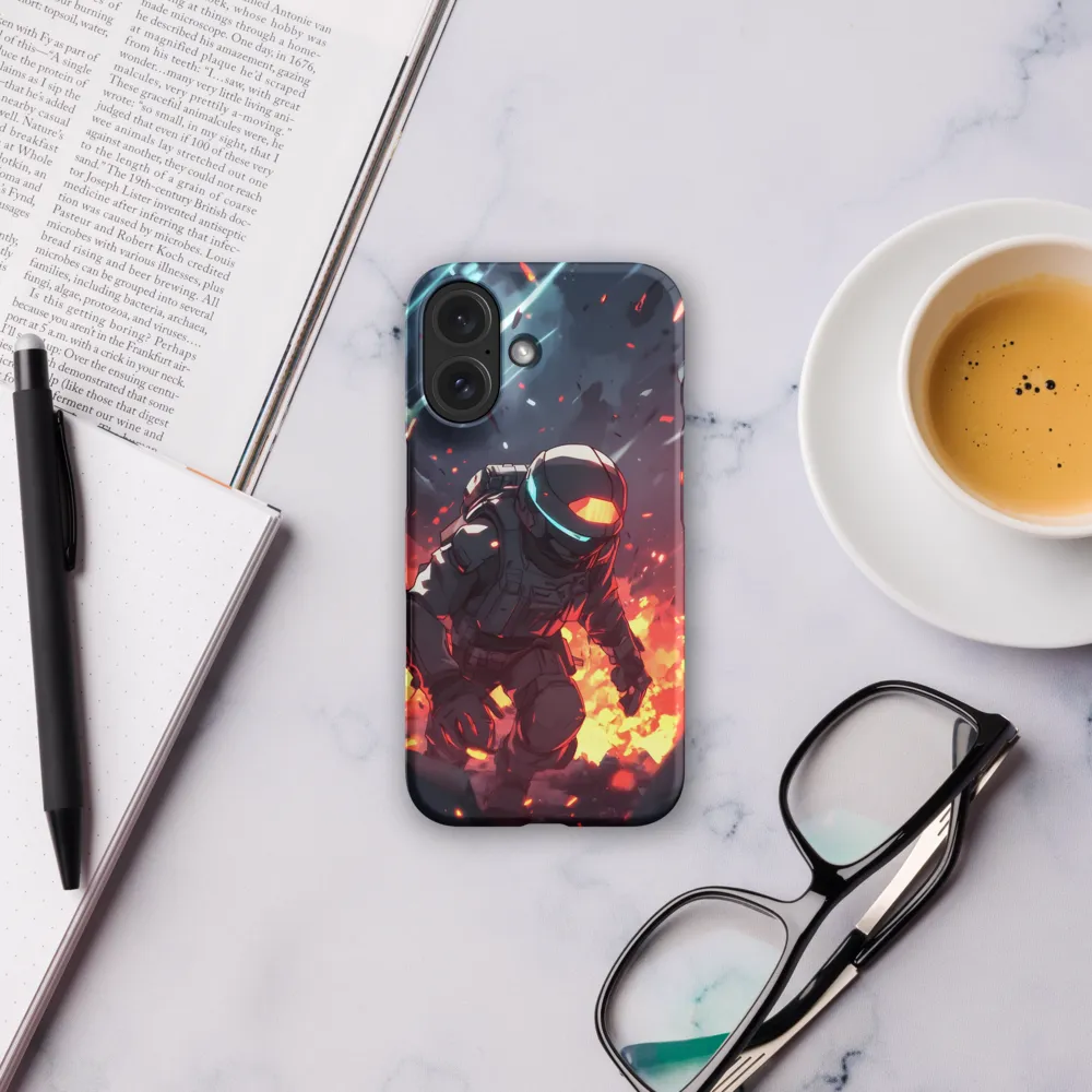 Astronaut Amidst Chaos | Phone Case |  16 | Snap Case | Matte