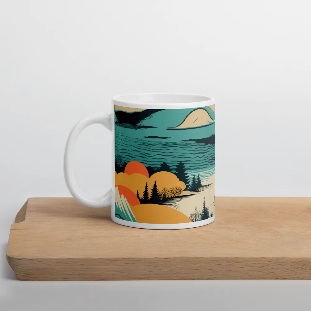 Tranquil Horizons | Mug with White inside | 11 oz