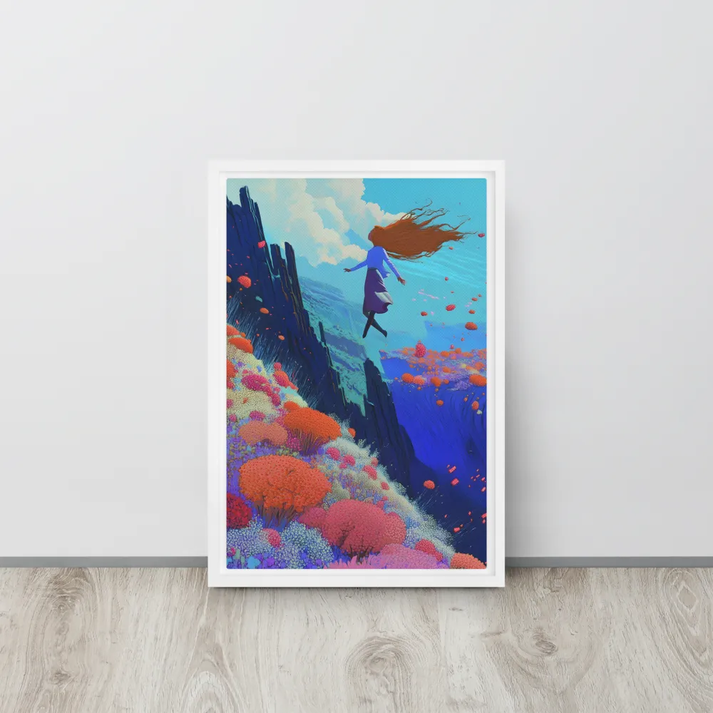 Whispers of Freedom | Canvas with White Frame | 12″×18″