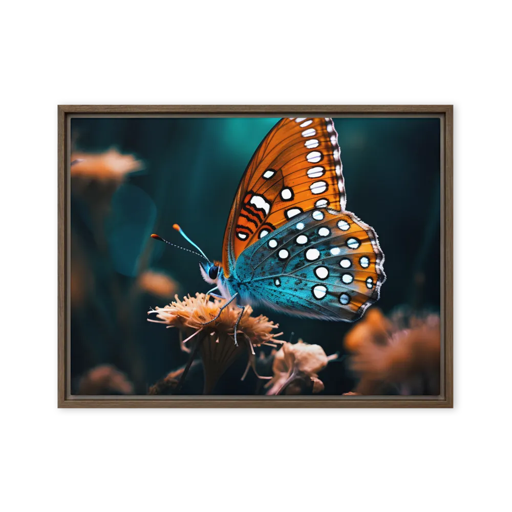 Whispers of Color: The Butterfly's Embrace