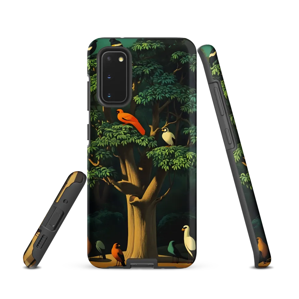 Harmony in Color: A Surreal Bird Symphony