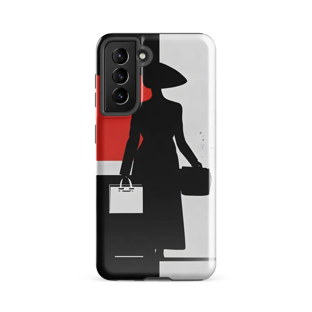 Silhouette of Elegance | Phone Case |  S21 FE | Tough Case | Glossy