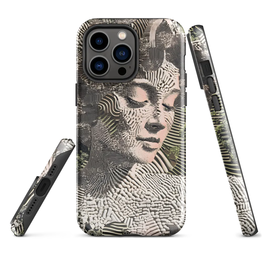 Ethereal Blend of Nature and Humanity | Phone Case |  14 Pro Max | Tough Case | Glossy