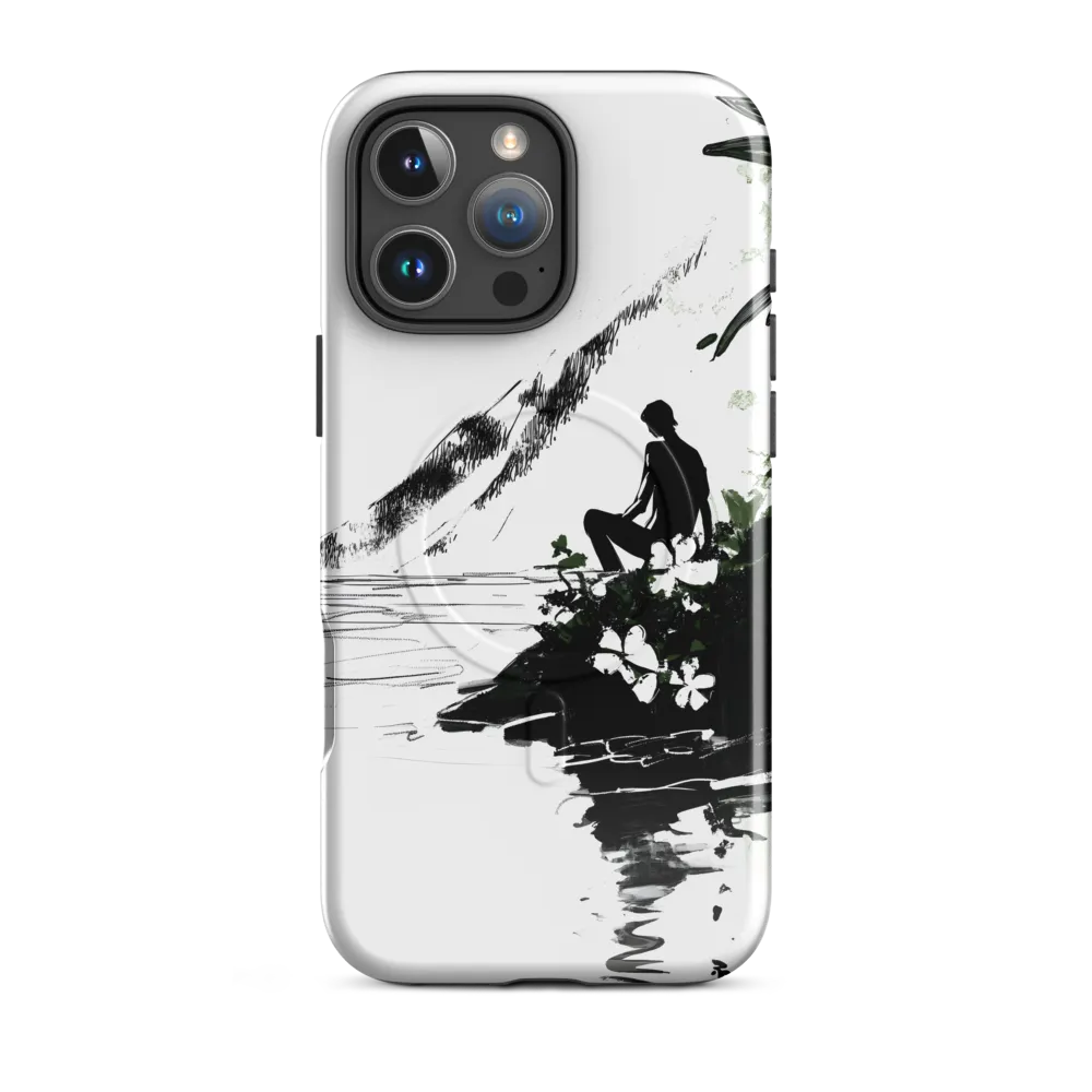 Contemplation by the Water | Phone Case |  16 Pro Max | MagSafe® Tough Case | Glossy