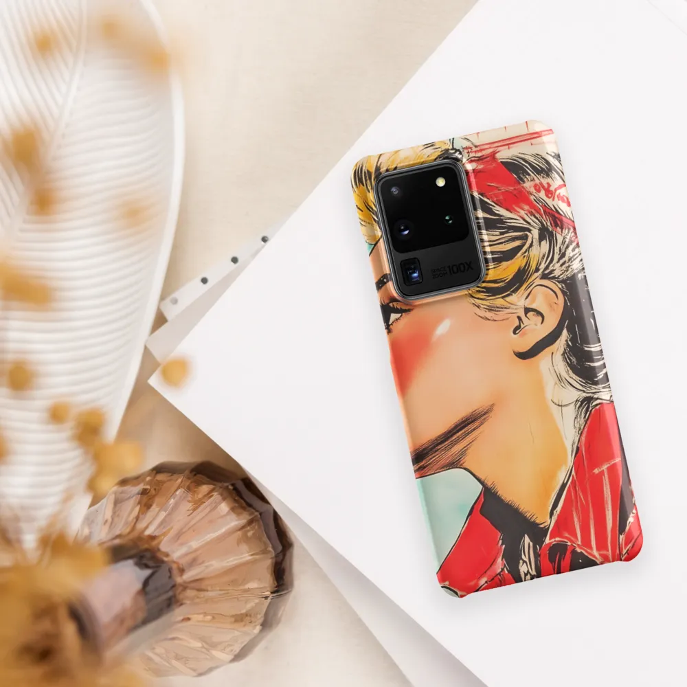 Empowered Elegance: A Pop Art Portrait | Phone Case |  S20 Ultra | Snap Case | Matte