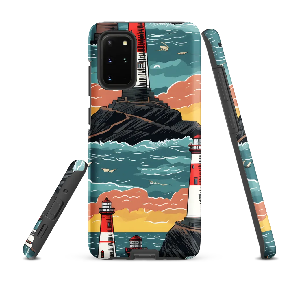 Lighthouses in a Whimsical Ocean
