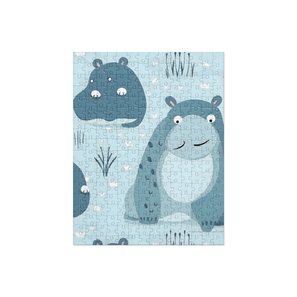 Whimsical Hippo Delight