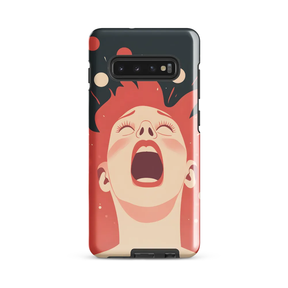 The Echo of Anguish | Phone Case |  S10 Plus | Tough Case | Glossy