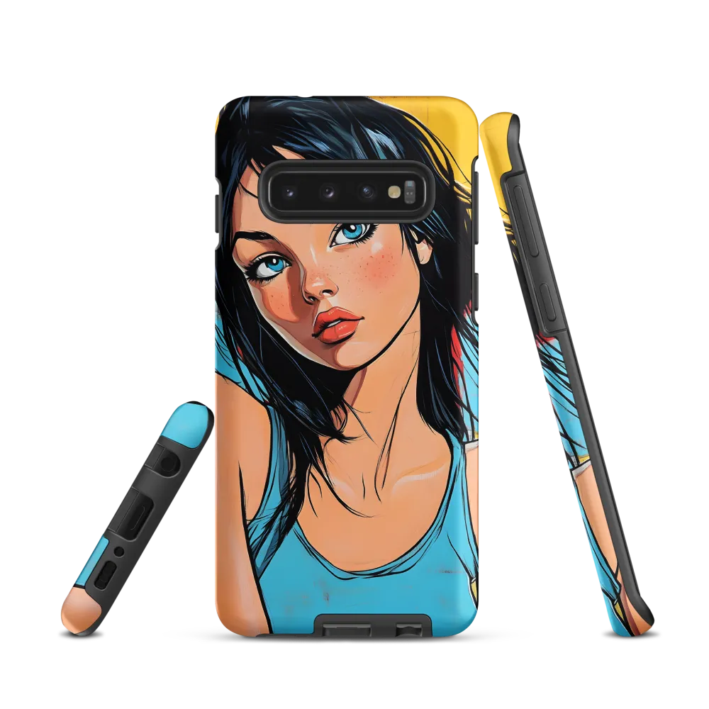 Vibrant Portrait of Modern Youth | Phone Case |  S10 | Tough Case | Matte