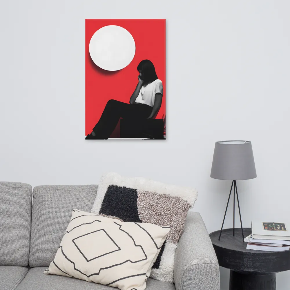 Contemplation in Red
