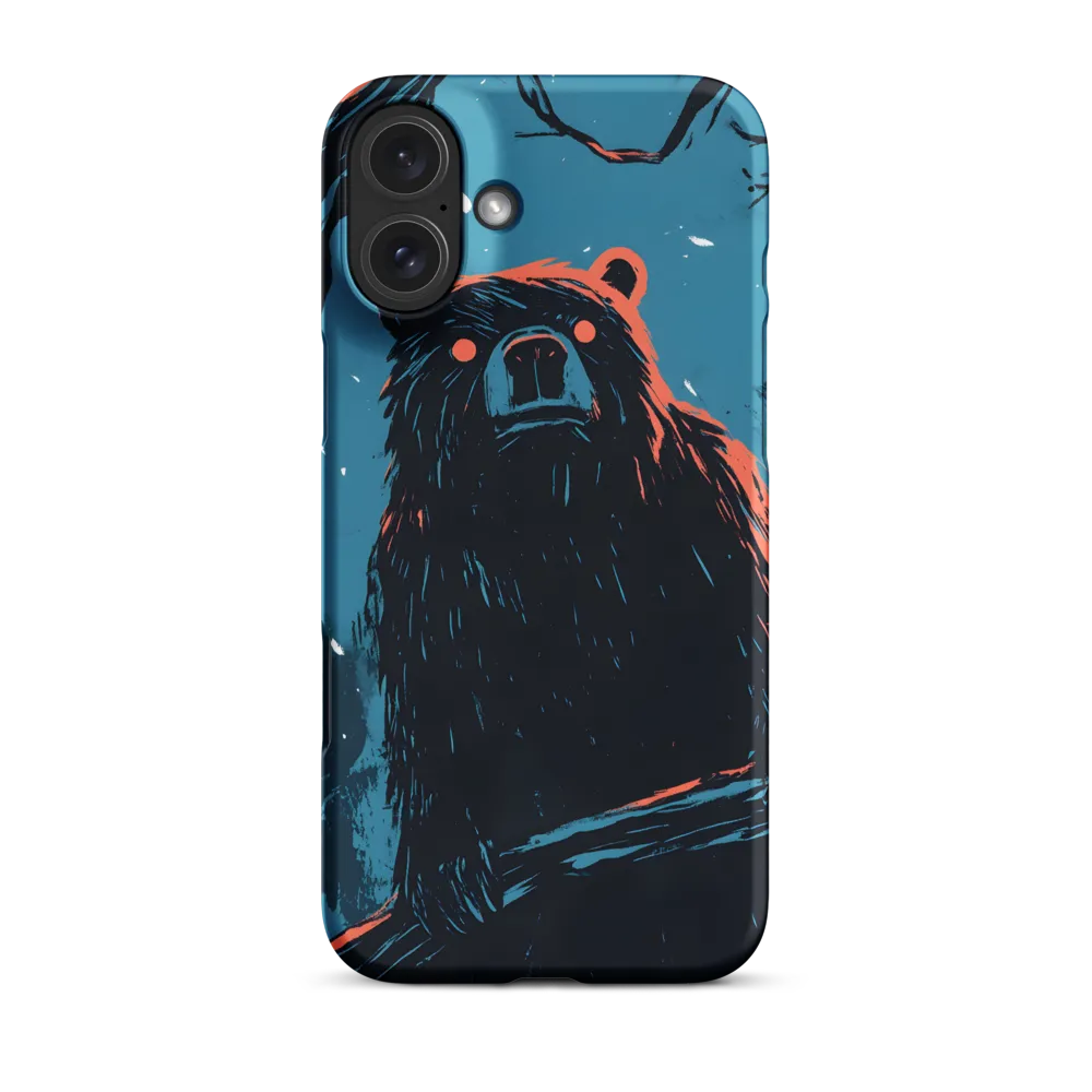 Eerie Majesty: A Bear in the Night