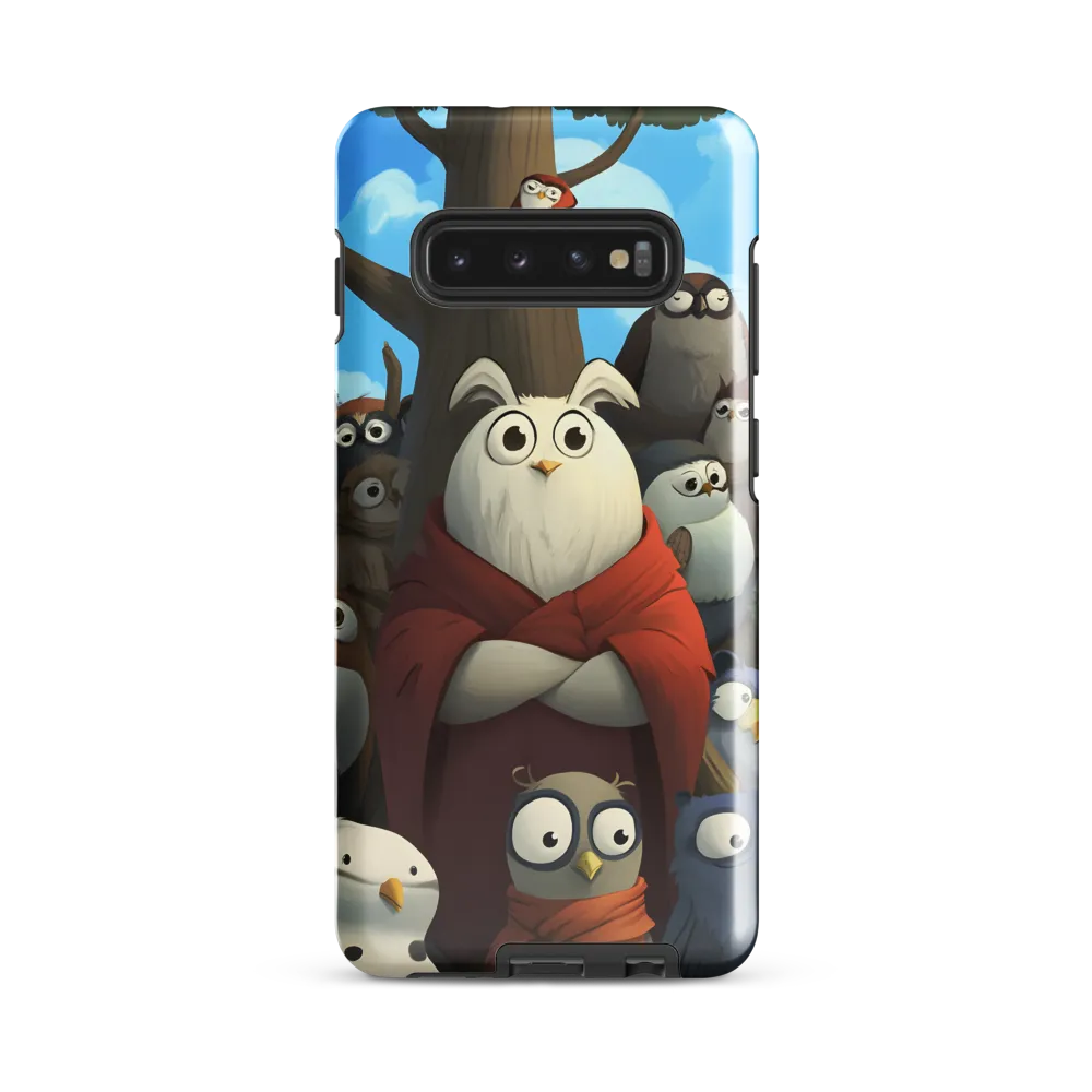 The Gathering of Owls | Phone Case |  S10 Plus | Tough Case | Glossy