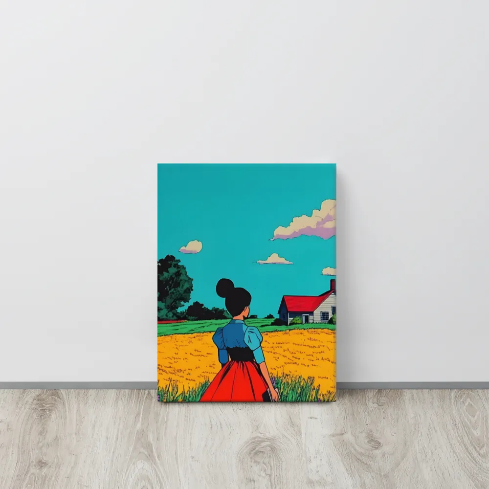 Whispers of a Sunlit Meadow | Canvas | 12″×16″