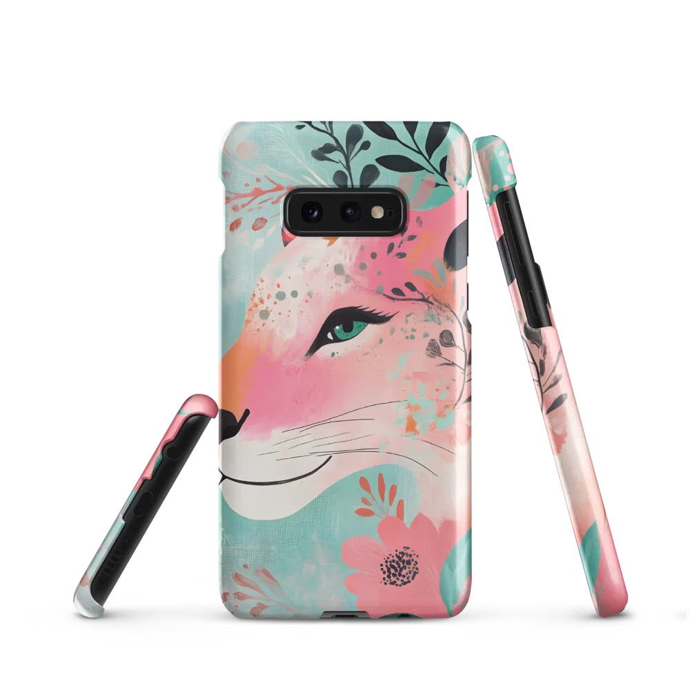 Whimsical Majesty: A Floral Lion