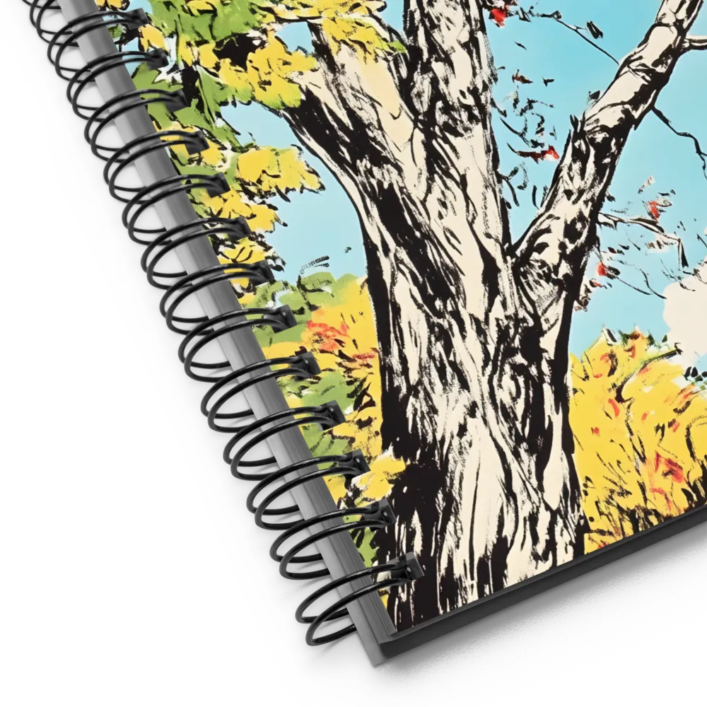 Autumn's Embrace | Spiral Notebook