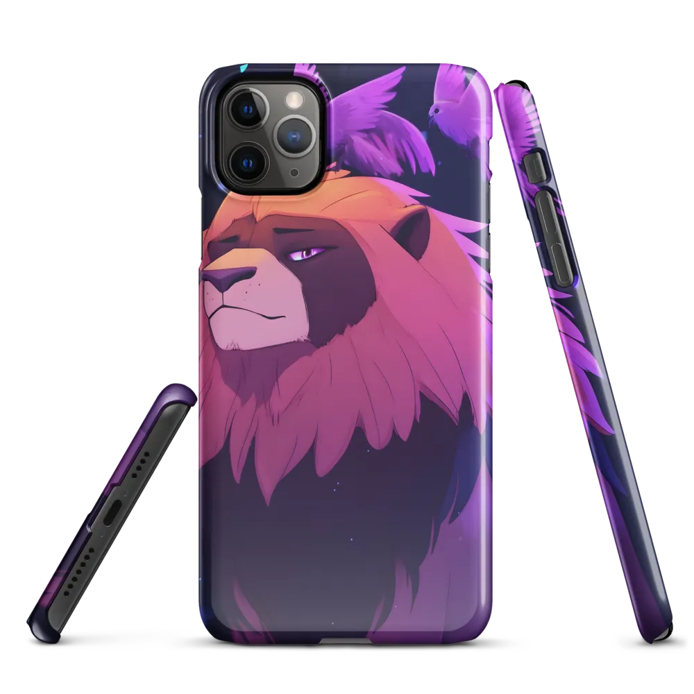 Regal Serenity: The Majestic Lion | Phone Case |  11 Pro Max | Snap Case | Glossy