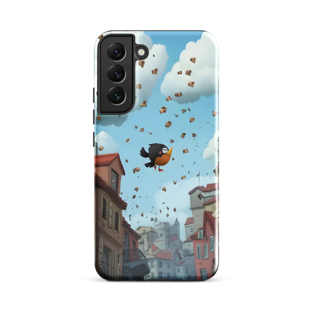 A Whimsical Flight Through Bread and Sky