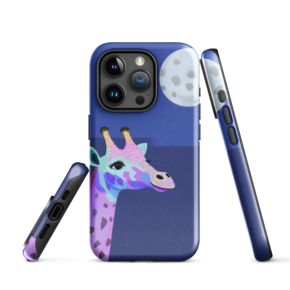 Whimsical Giraffe Under the Stars