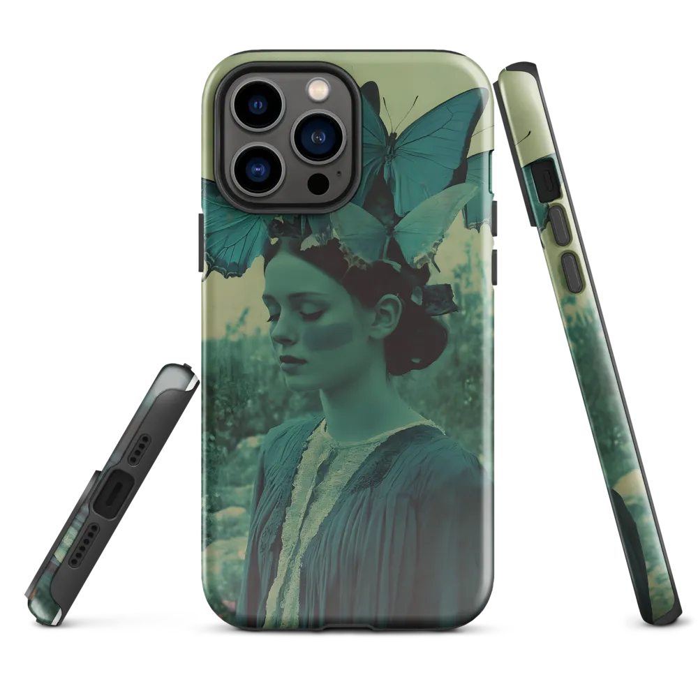Crown of Teal Butterflies