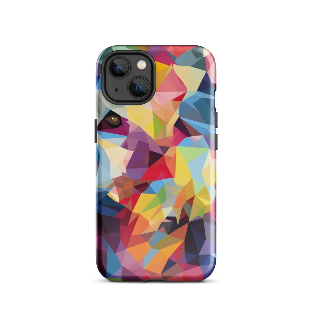 Playful Geometry: The Bear's Face | Phone Case |  13 | Tough Case | Glossy