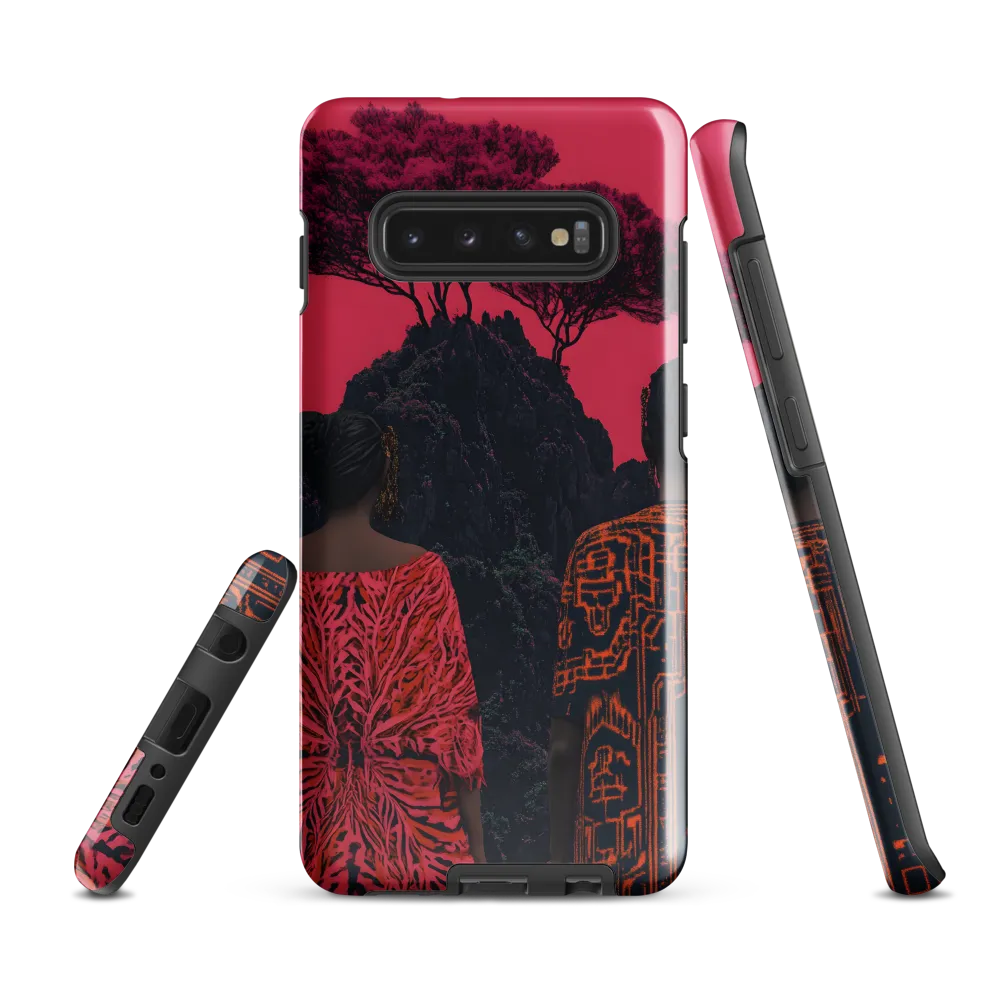 Bold Reflections: A Cultural Encounter | Phone Case |  S10 Plus | Tough Case | Glossy