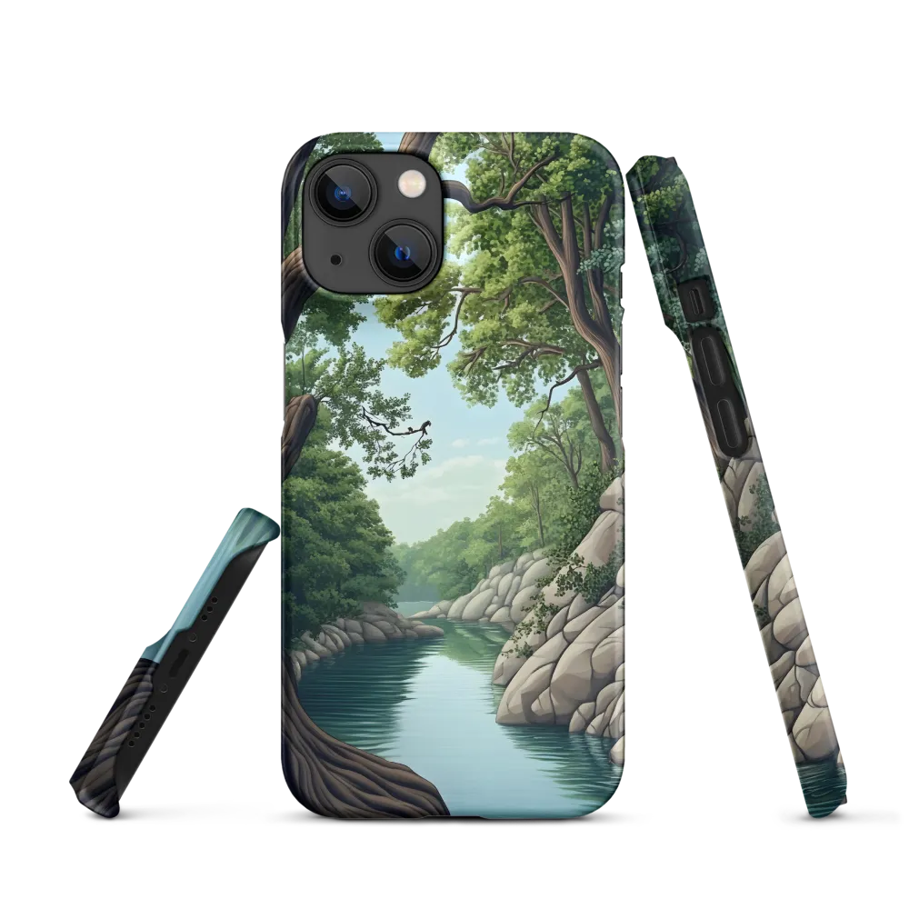 Tranquil Reflections: A Serene River Landscape