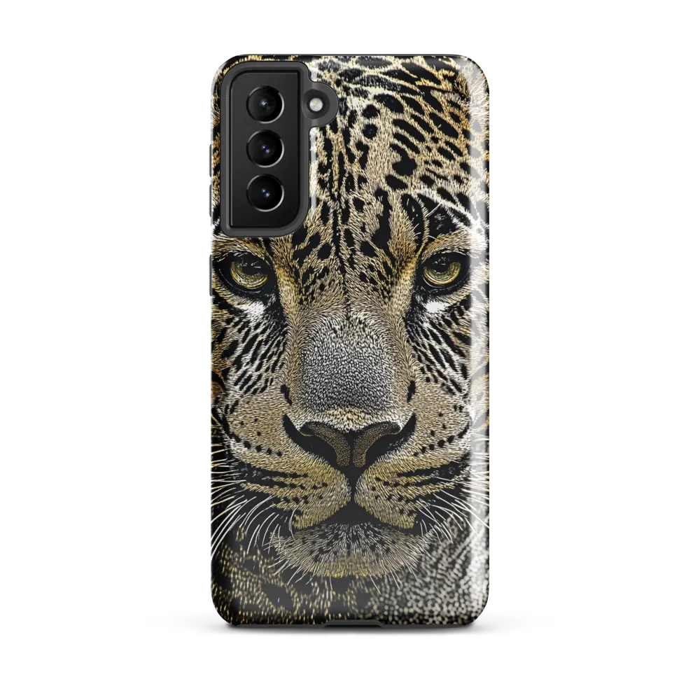 The Majestic Gaze: Portrait of a Leopard