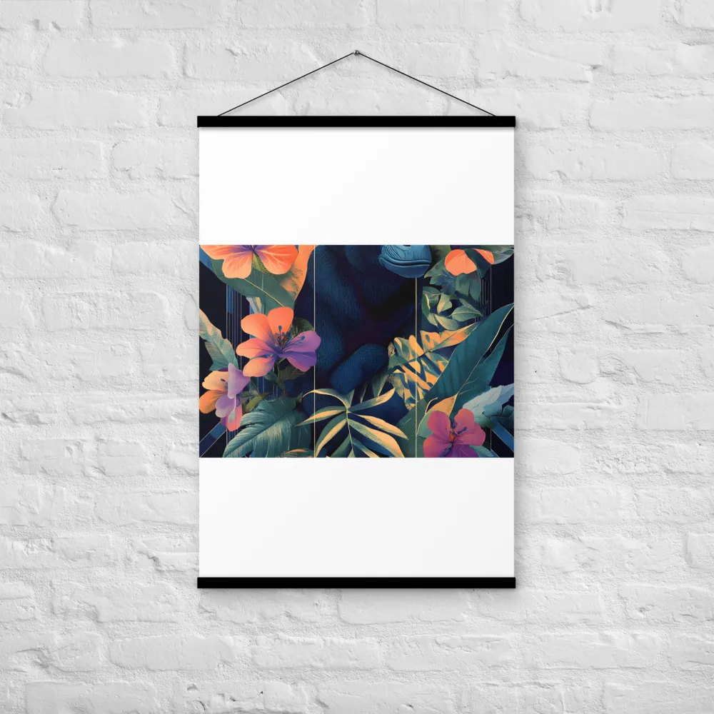 Harmony of Nature and Geometry | Poster With Black Wood Hanger | 24″×36″