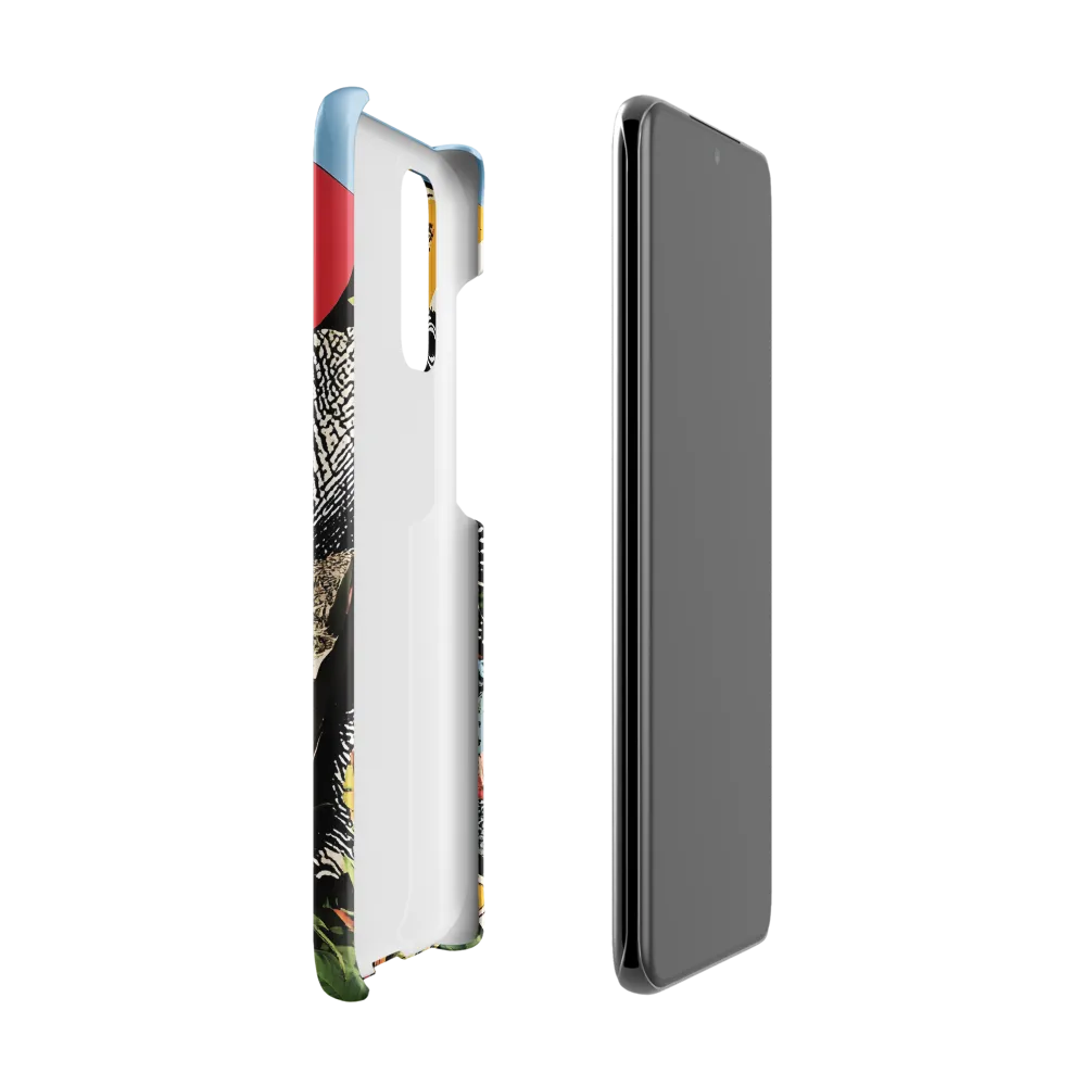 Harmony of Nature: The Elephant's Embrace | Phone Case |  S20 | Snap Case | Matte