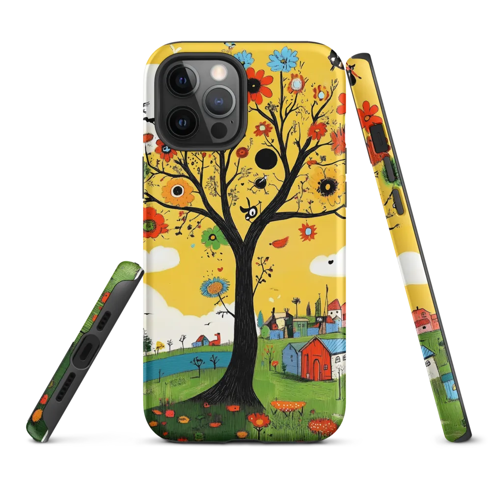 Whimsical Blooms of Life | Phone Case |  12 Pro Max | Tough Case | Matte
