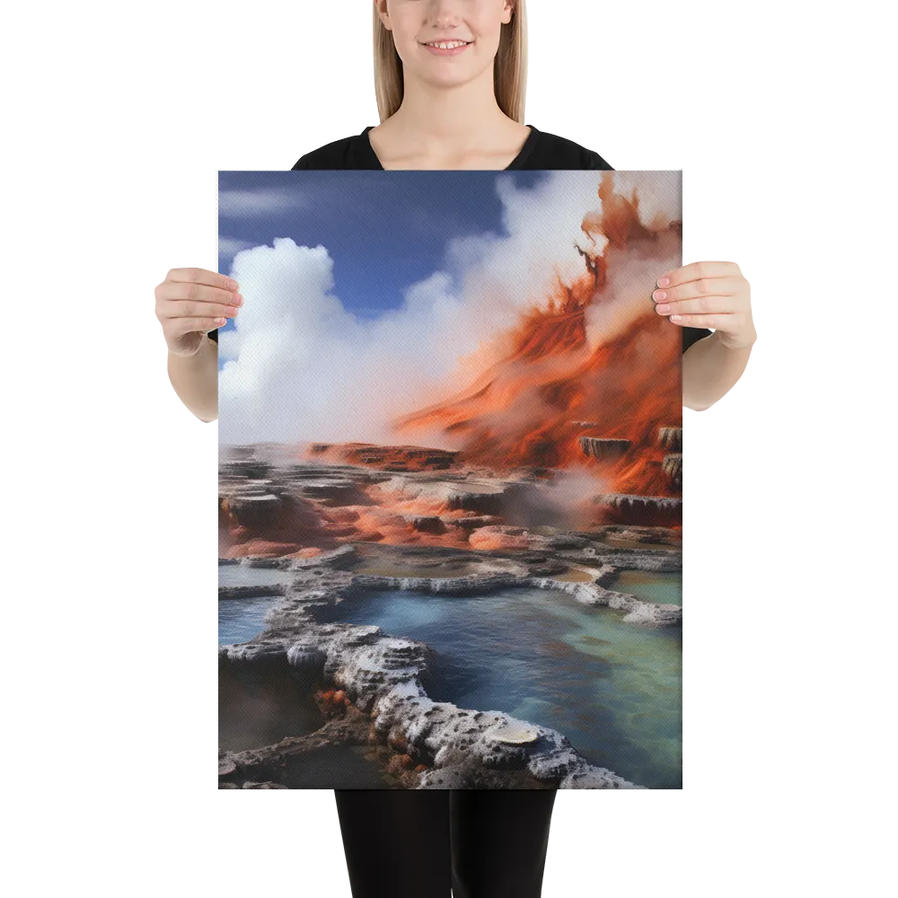 Nature's Fury: The Volcano's Expression