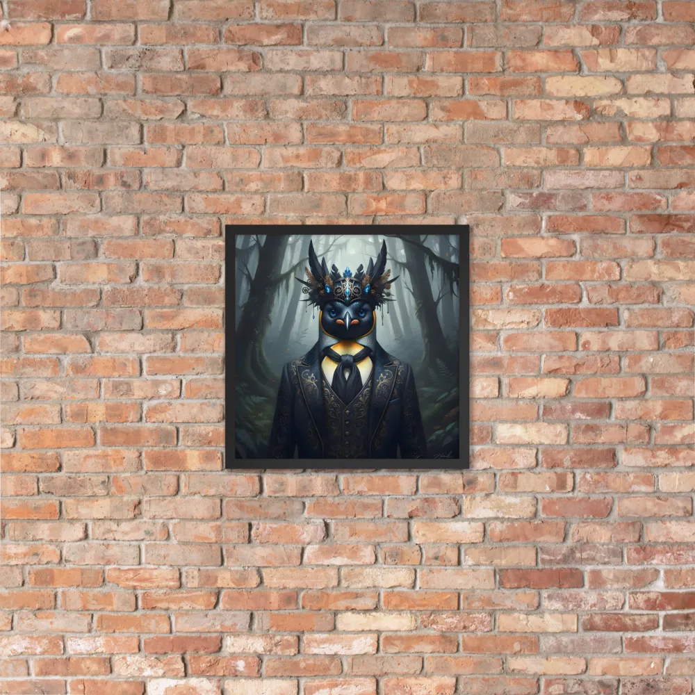 Woodland Regent 
 Poster with Black Frame | 18″x 18″