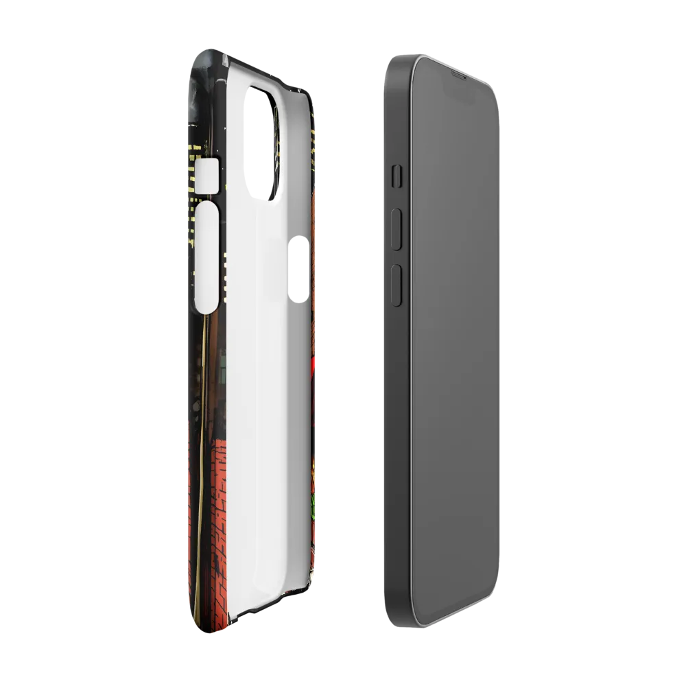 Nocturnal Cityscape: The Hidden Alley | Phone Case |  13 | Snap Case | Glossy