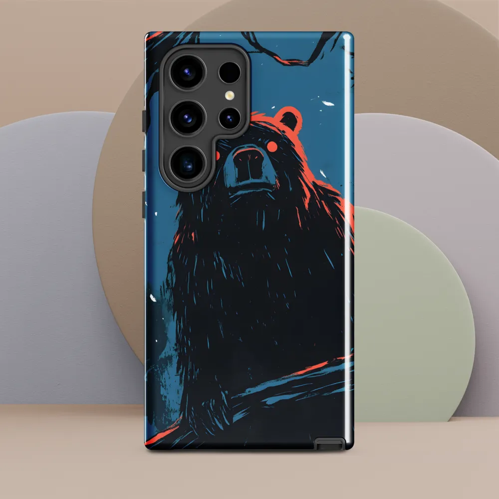 Eerie Majesty: A Bear in the Night
