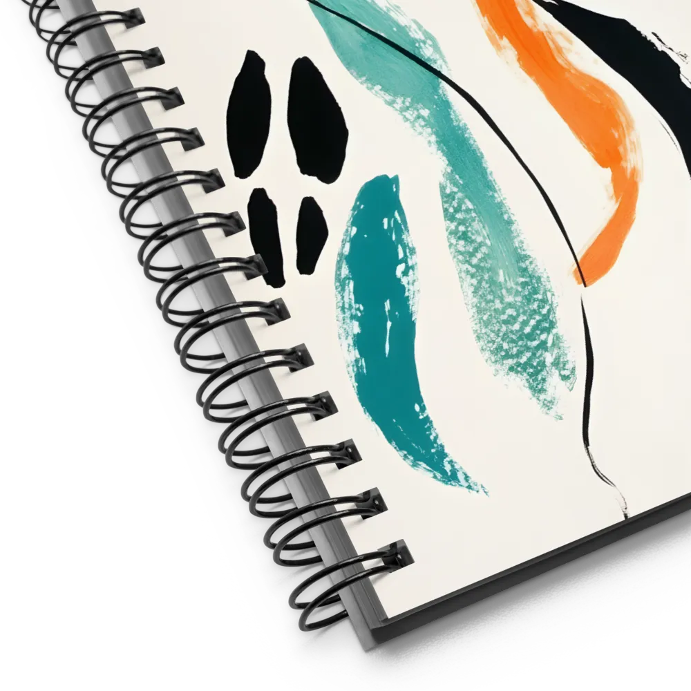 Fox in Bold Lines | Spiral Notebook