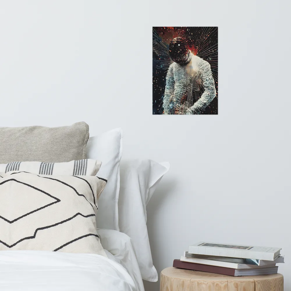 Ethereal Astronaut: A Journey Through the Cosmos | Poster | 12″×16″
