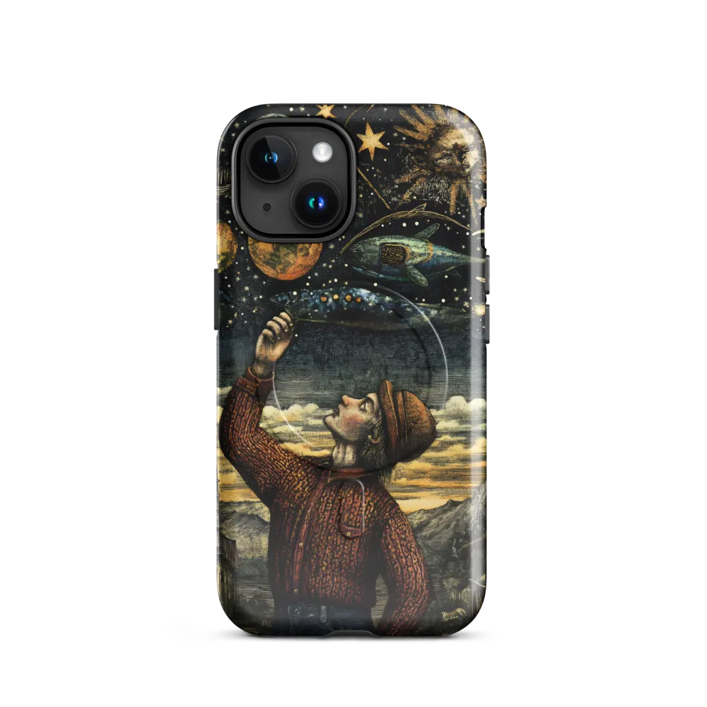 Cosmic Curiosity: A Journey Beyond Earth | Phone Case |  15 | MagSafe® Tough Case | Glossy