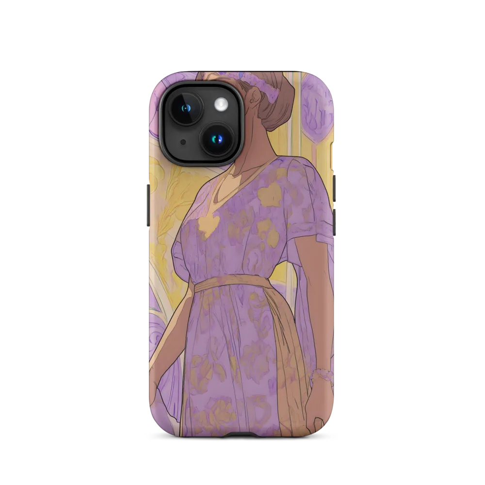 Elegance in Floral Harmony | Phone Case |  15 | Tough Case | Matte