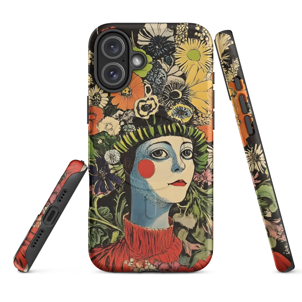 Floral Whimsy: A Portrait of Nature's Embrace