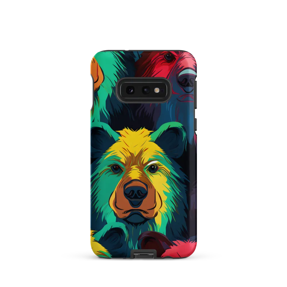 The Colorful Essence of Bears | Phone Case |  S10e | Tough Case | Matte