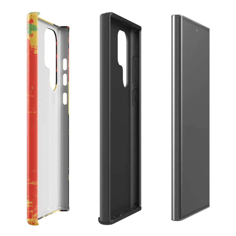 Journey to the Stars: A Retro-Futuristic Landscape | Phone Case |  S22 Ultra | Tough Case | Glossy