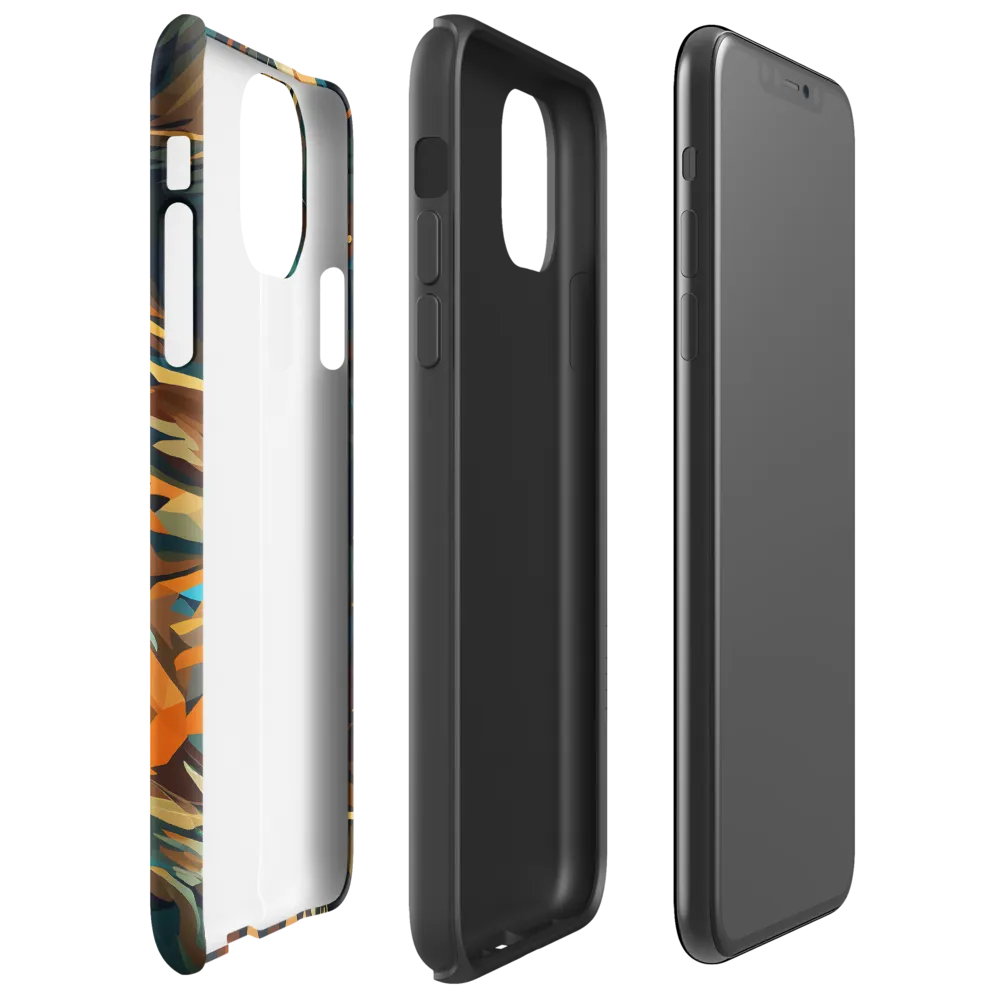 Wild Symphony: Abstract Tigers | Phone Case |  11 Pro Max | Tough Case | Matte