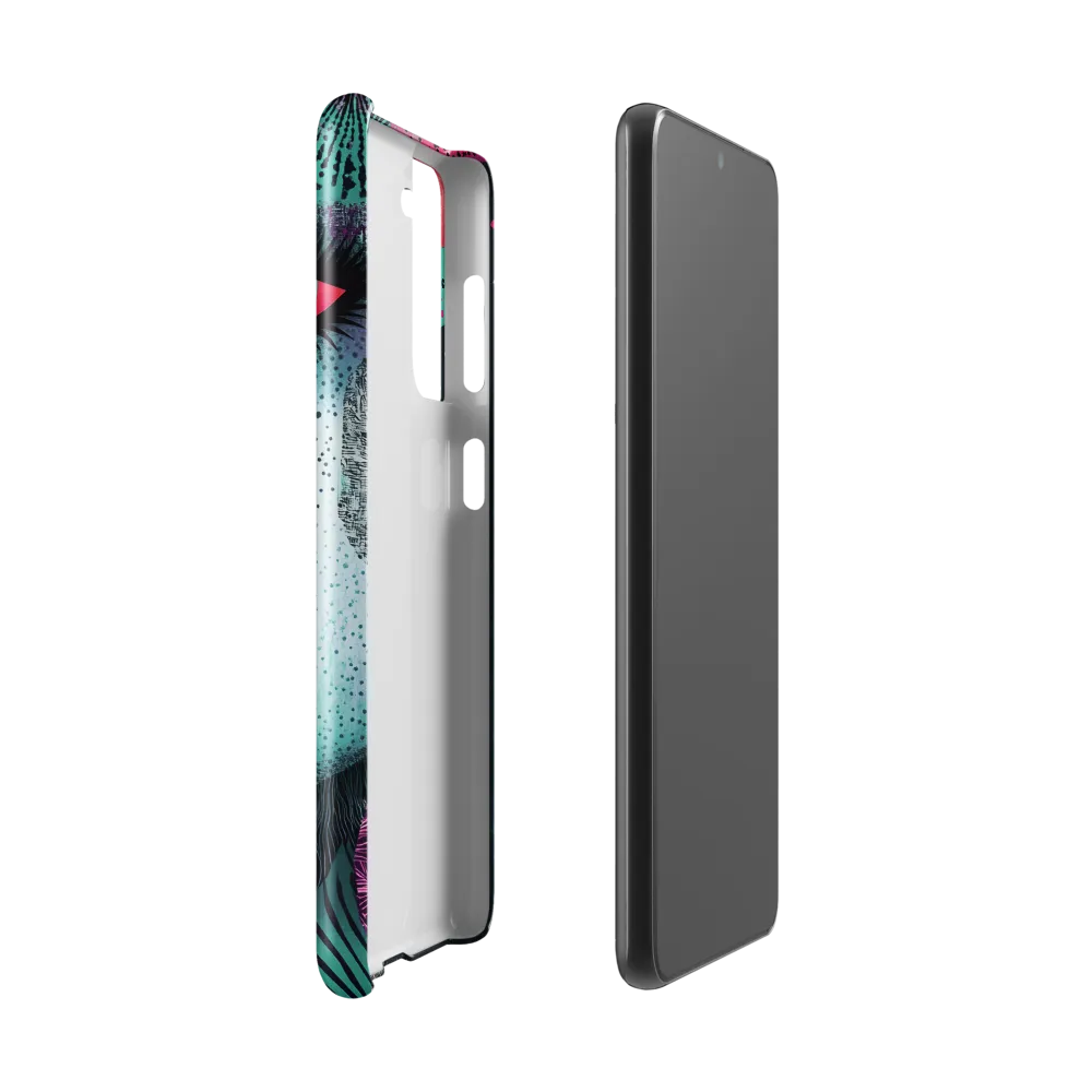Mystical Beauty in Blue and Pink | Phone Case |  S21 | Snap Case | Glossy
