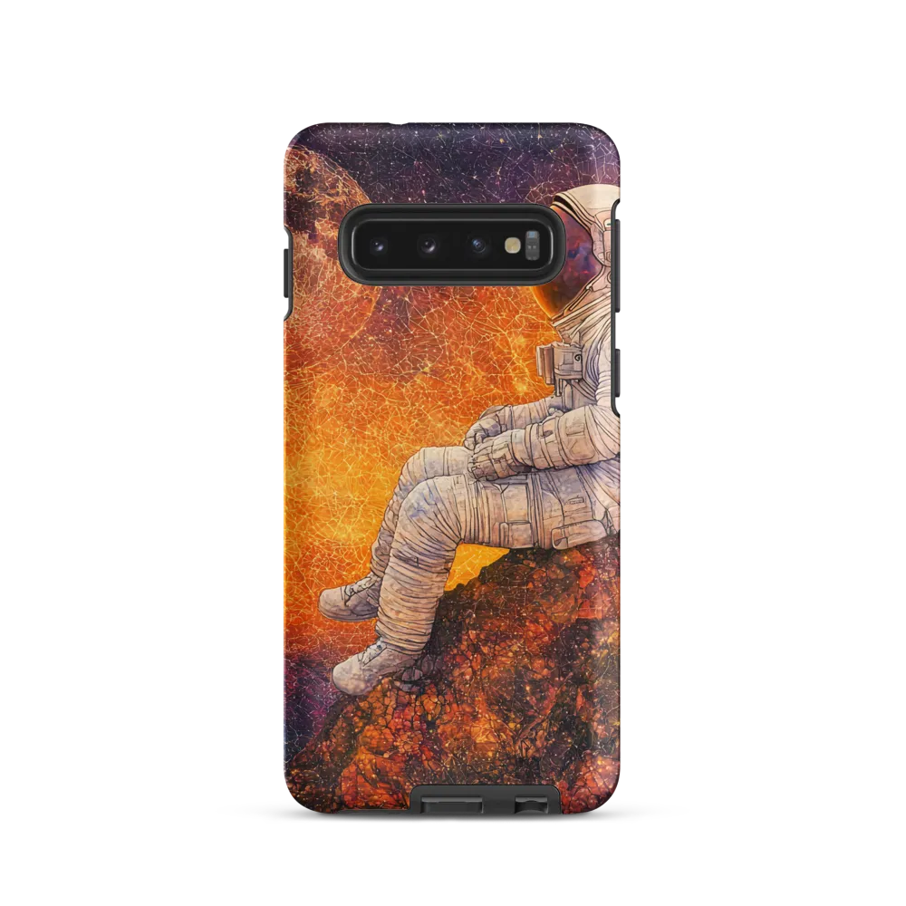 Cosmic Contemplation | Phone Case |  S10 | Tough Case | Matte