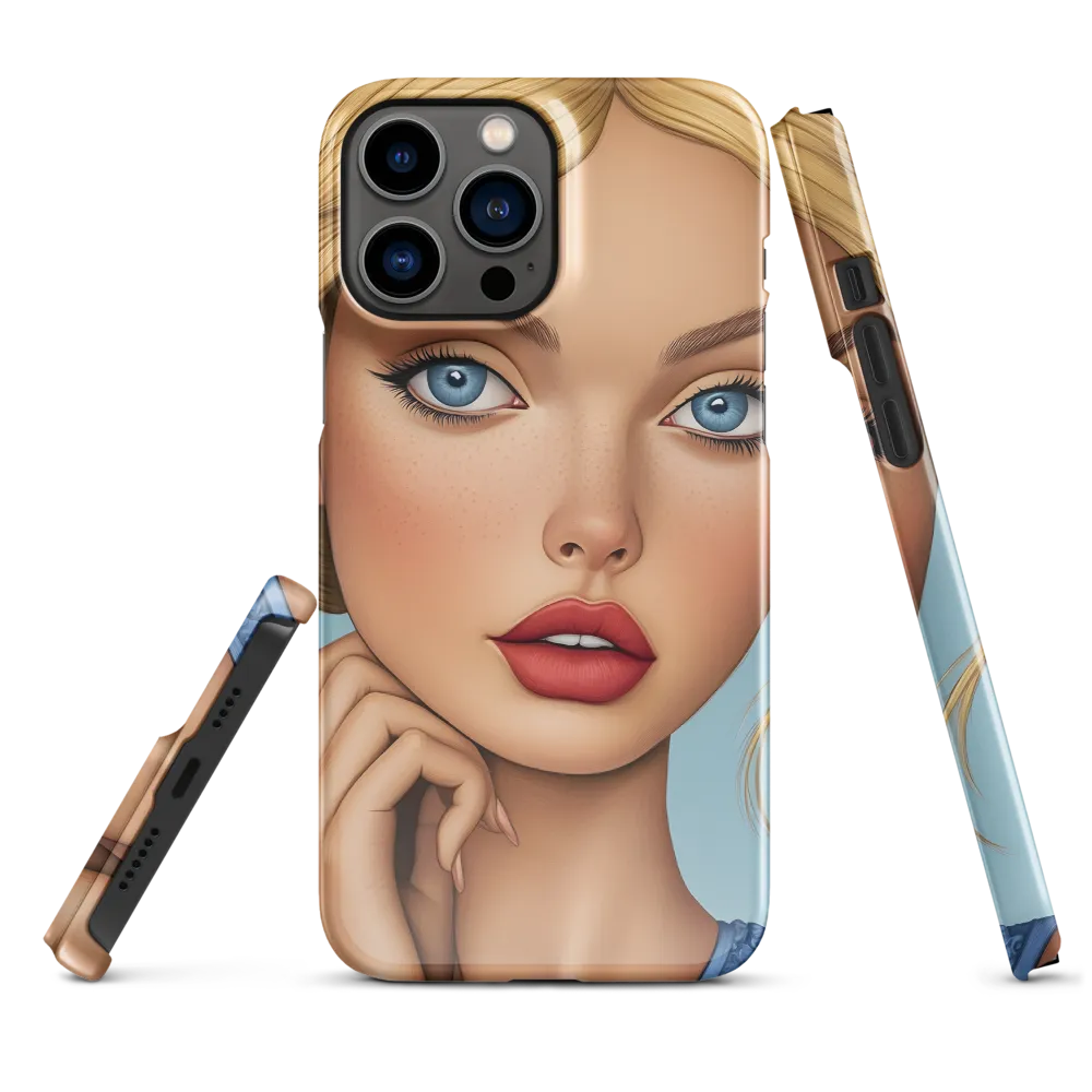 Serenity in Blue | Phone Case |  13 Pro Max | Snap Case | Glossy